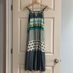 Prana Nari dress in emerald